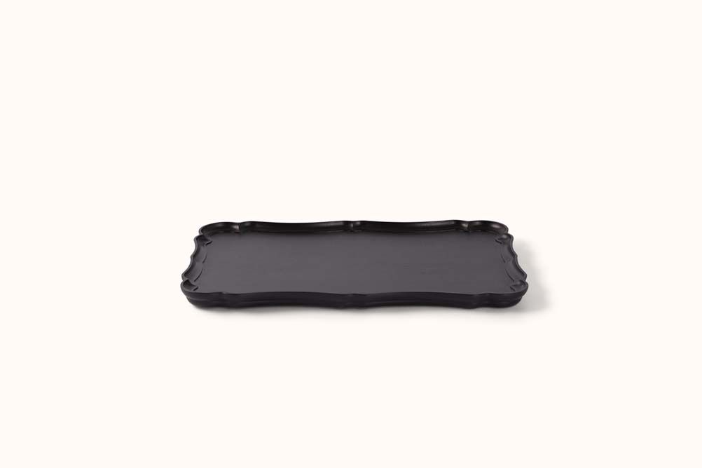 IFUJI ITALIAN ELONGATED TRAY, Colour: GREY