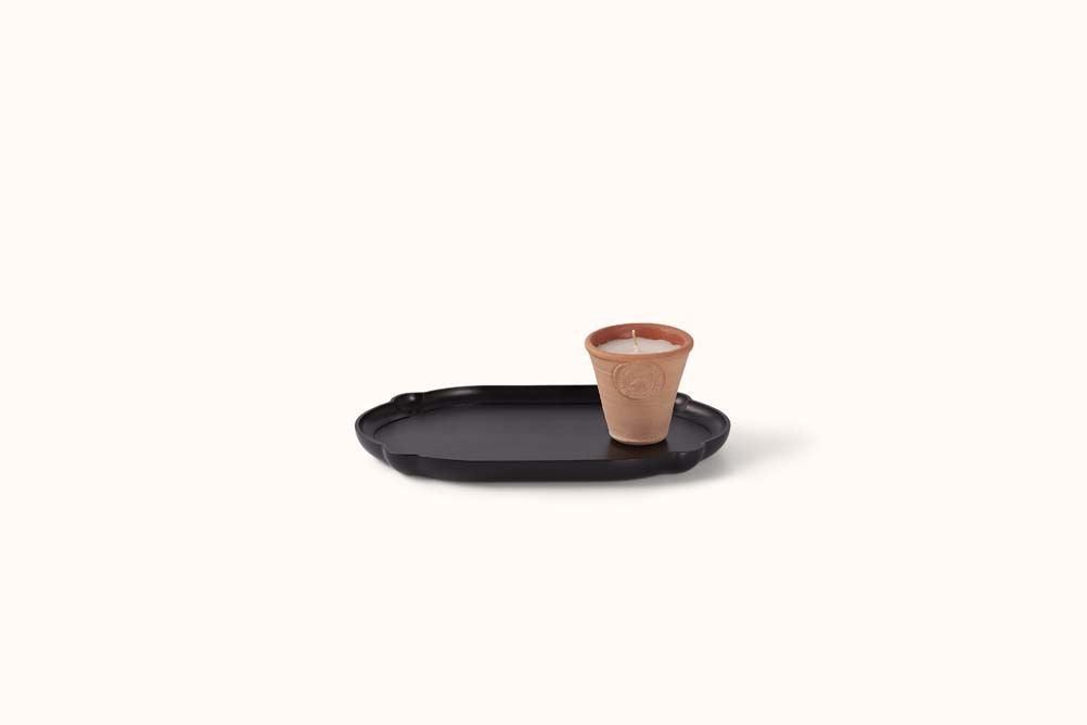 IFUJI ITALIAN OVAL TRAY BLACK, Size: SMALL