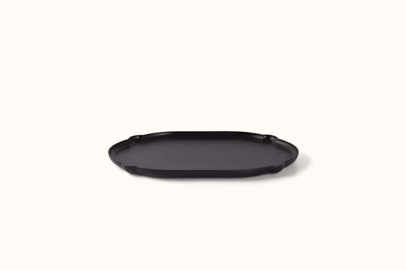 IFUJI ITALIAN OVAL TRAY BLACK