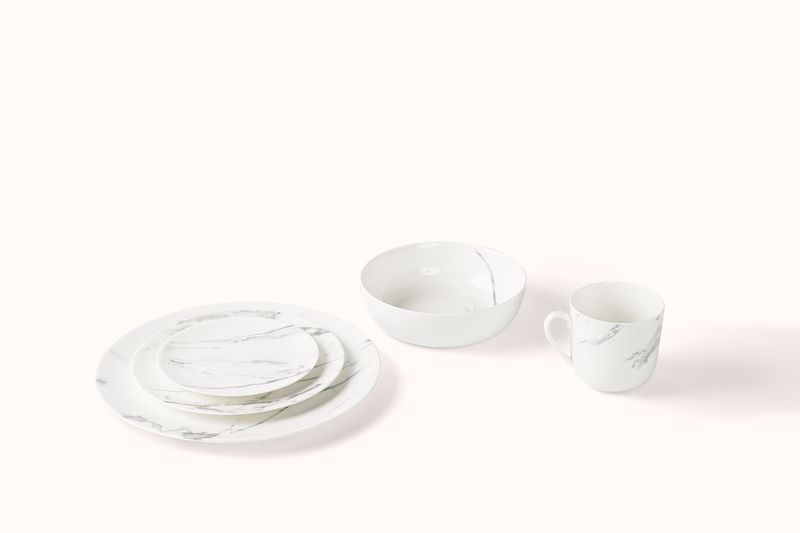 DIBBERN FINE BONE CHINA CARRARA DINNERWARE