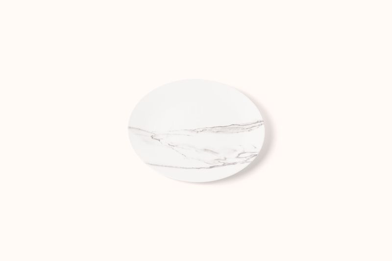 DIBBERN FINE BONE CHINA CARRARA OVAL TRAY