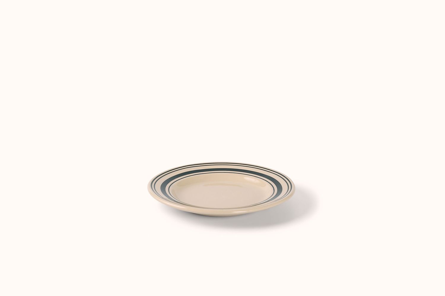 JOHN JULIAN BLACK LINEN STRIPE STONEWEAR DINNERWARE, Size: SIDE PLATE