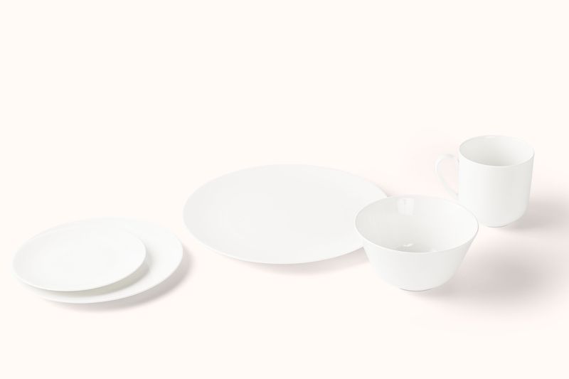 DIBBERN PURE WHITE FINE BONE CHINA DINNERWARE