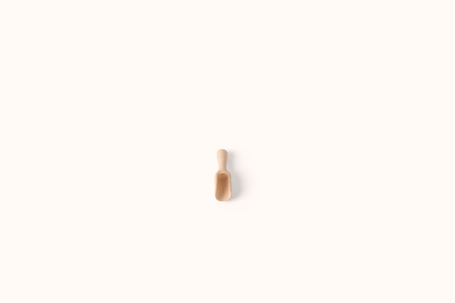 EARTH &amp; NEST WOODEN SCOOP, Size: 3&quot; SCOOP
