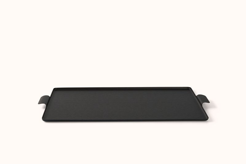 KAYMET BLACK LARGE PRESSED TRAY