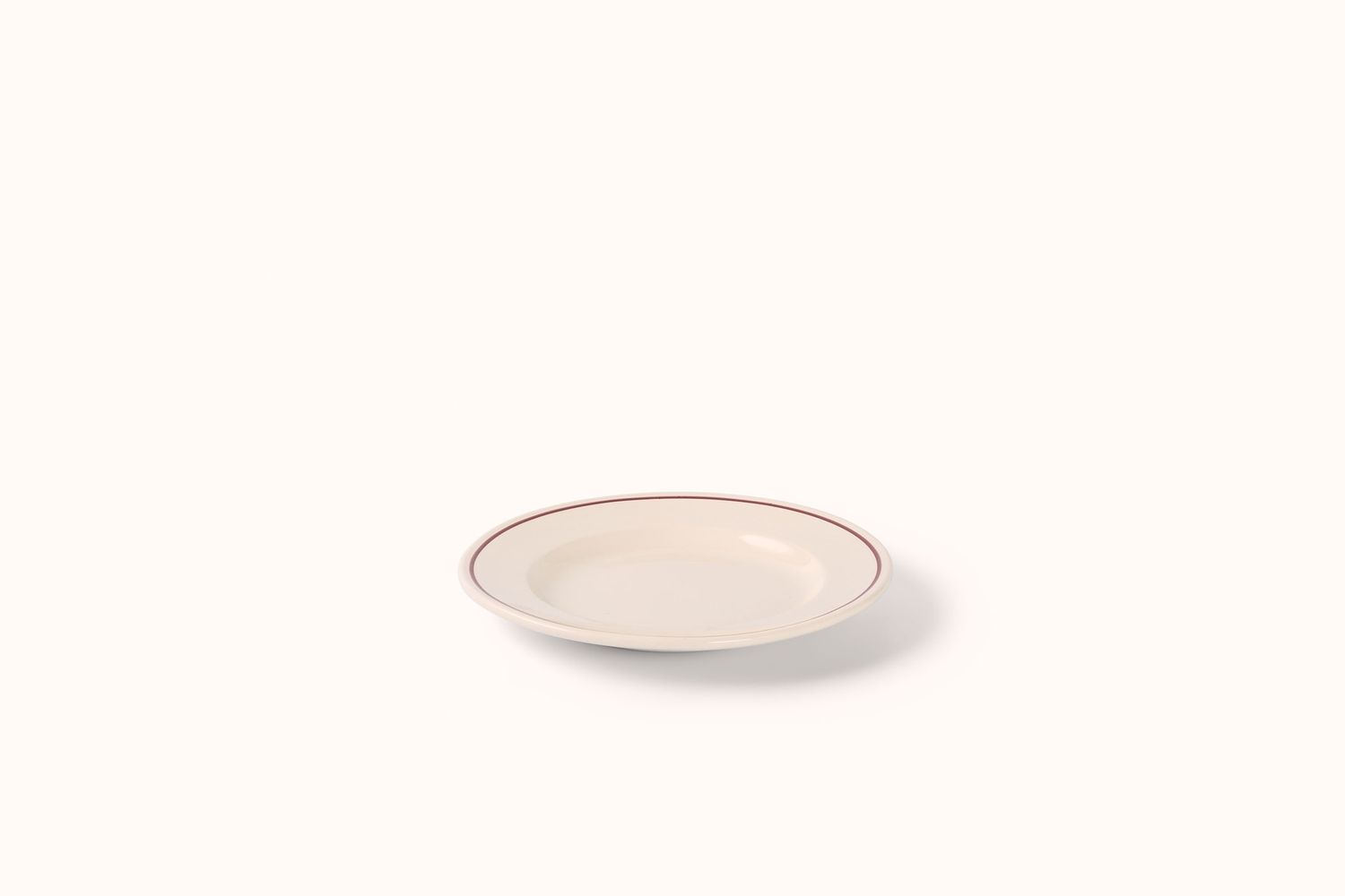 JOHN JULIAN BURGUNDY LINE PORCELAIN DINNERWARE, Size: SIDE PLATE