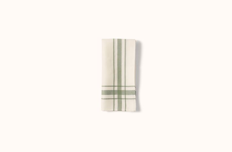 LIBECO GREEN CAMARET KITCHEN TOWEL