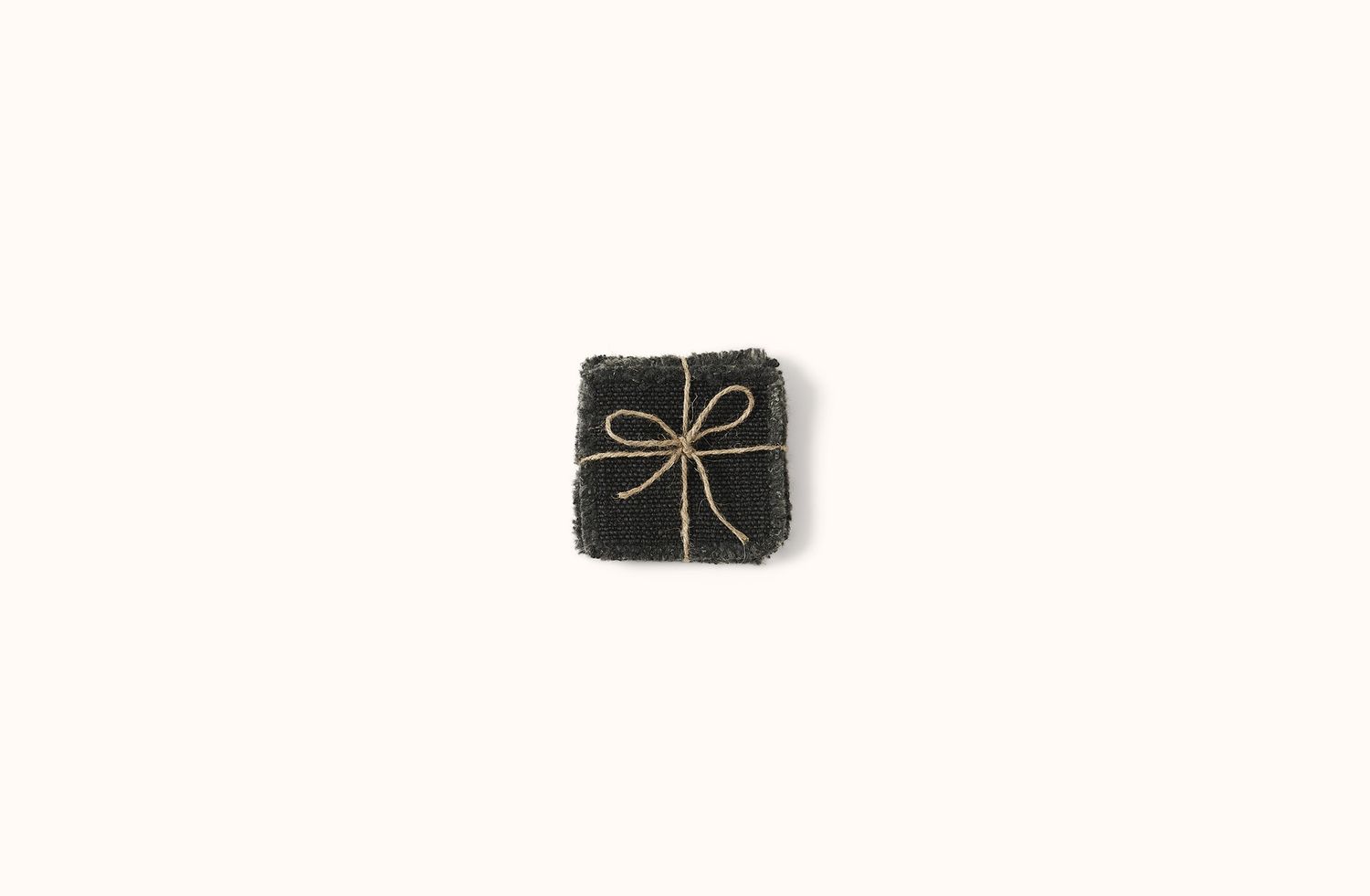 LIBECO FADED BLACK JASPER COASTER