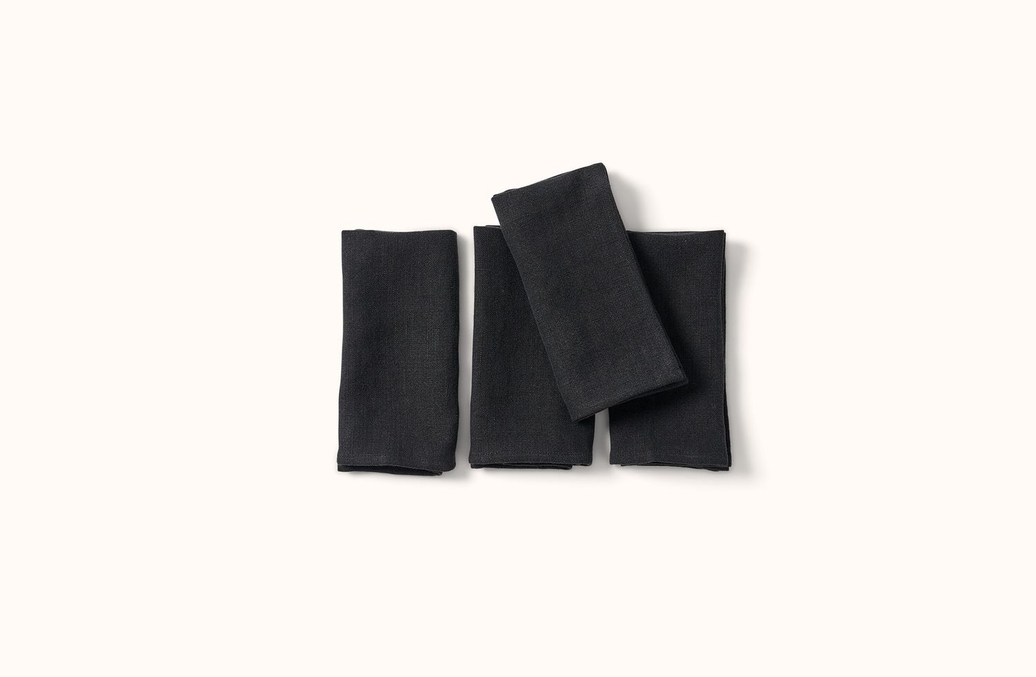 LIBECO BLACK HUDSON NAPKIN