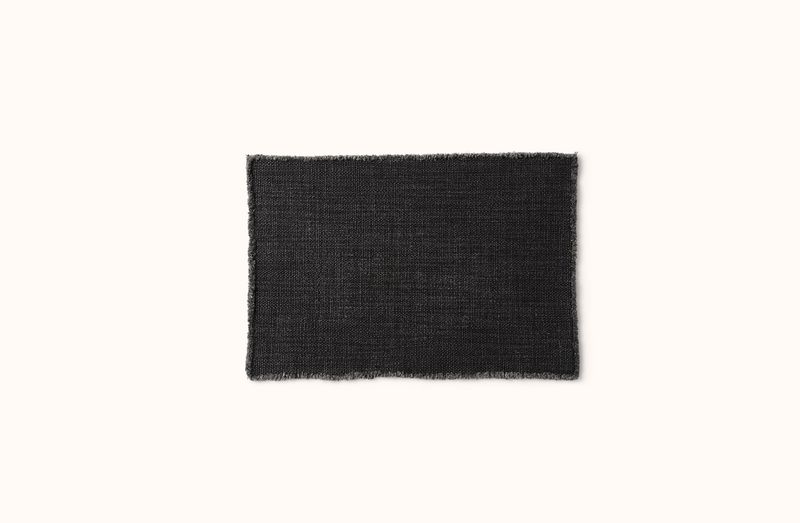 LIBECO FADED BLACK JASPER PLACEMAT