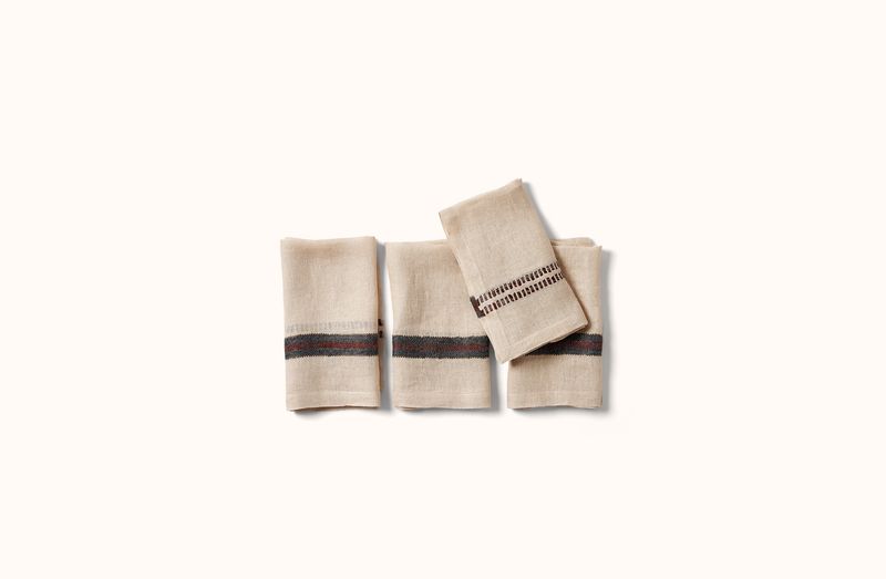 LIBECO RAILROAD STRIPE PERRY NAPKIN