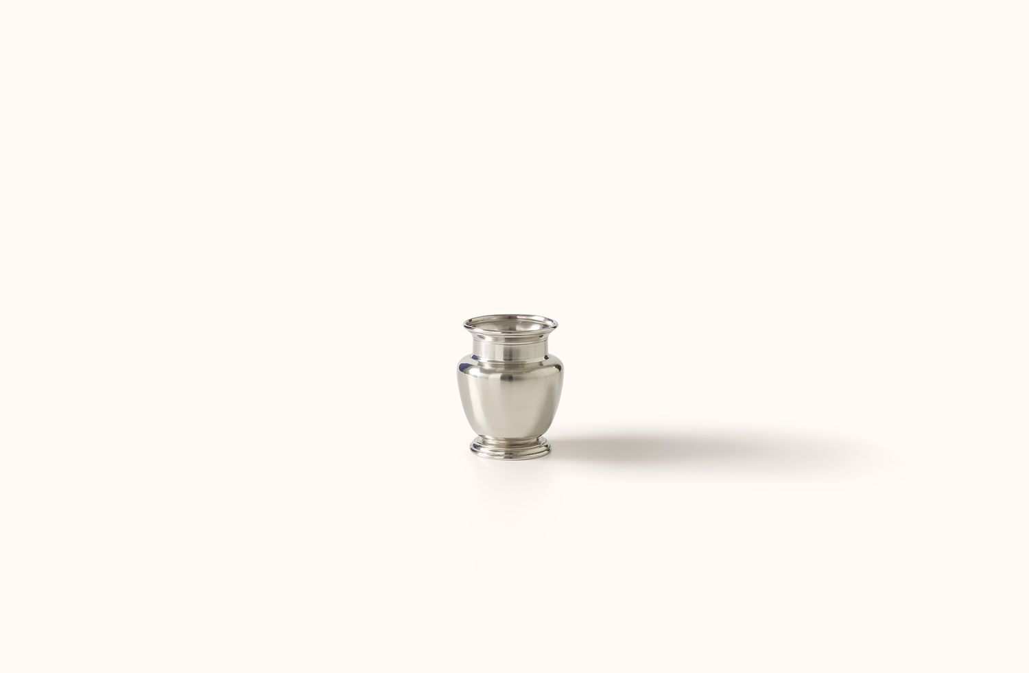 MATCH PEWTER MEDIUM RIMMED VASE