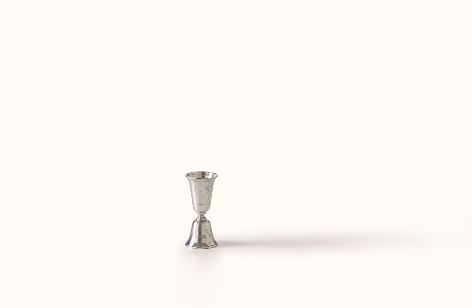 MATCH PEWTER DOUBLE JIGGER