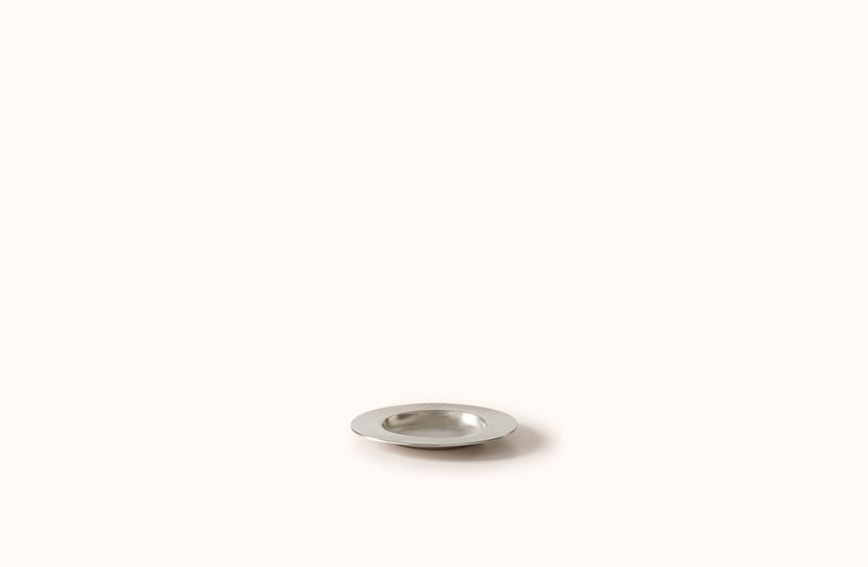 MATCH PEWTER ANTIQUE BOTTLE COASTER