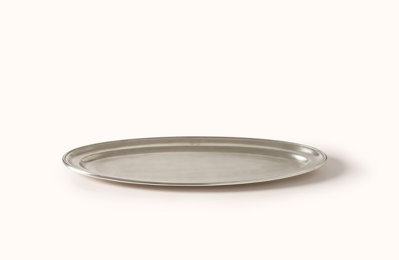 MATCH PEWTER OVAL FISH PLATTER