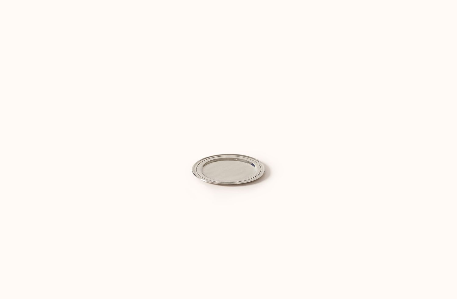 MATCH PEWTER NARROW RIM BREAD PLATE