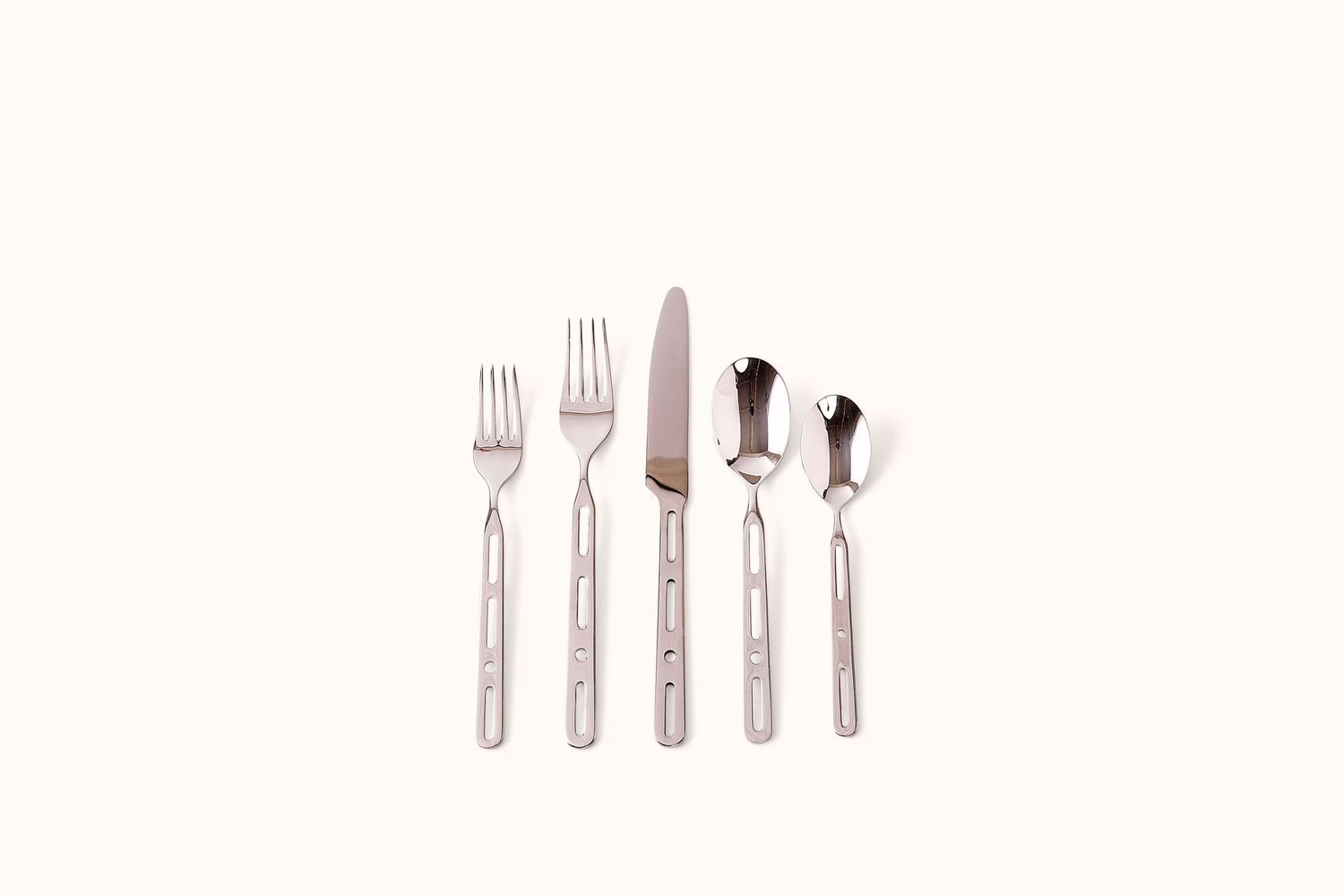 MEPRA POLISHED STAINLESS STEEL OFFICINA FLATWARE SET
