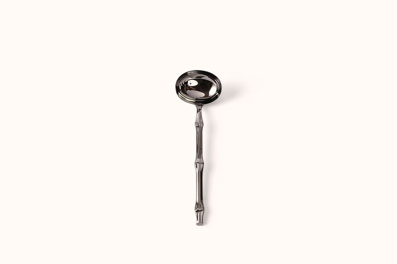 MEPRA POLISHED STAINLESS STEEL BALI BAMBOO LADLE