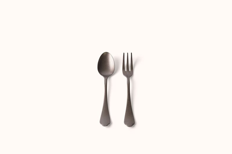 MEPRA VINTAGE PEWTER STAINLESS STEEL DOLCE VITA SERVE SET