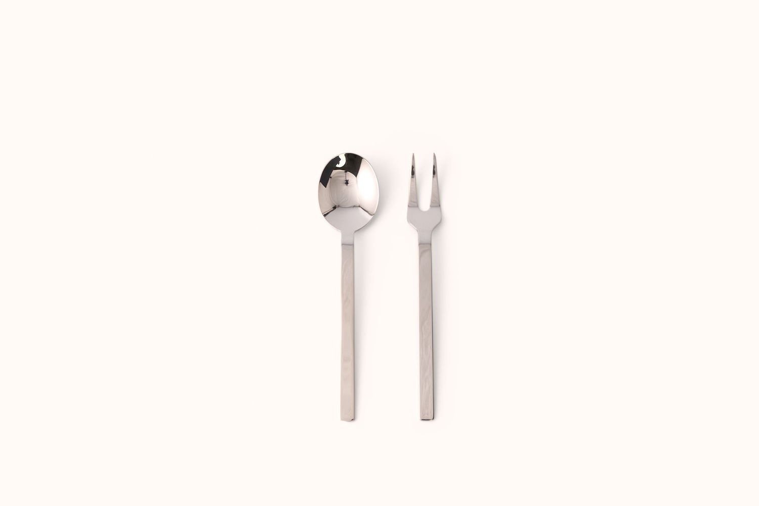 MEPRA POLISHED STAINLESS STEEL STILE SERVE SET