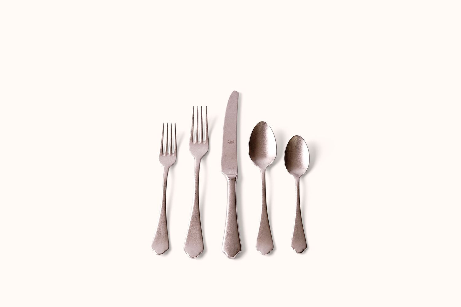 MEPRA VINTAGE PEWTER STAINLESS STEEL DOLCE VITA FLATWARE SET