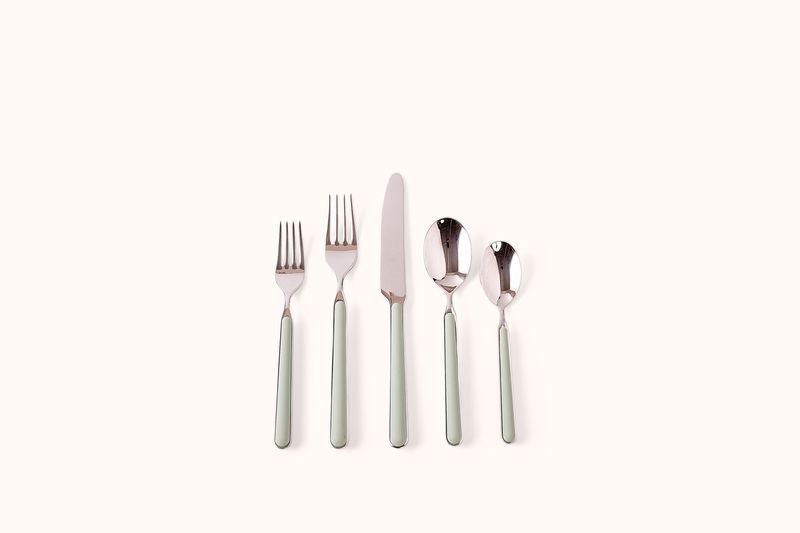 MEPRA SAGE ON POLISHED STAINLESS STEEL FANTASIA FLATWARE SET