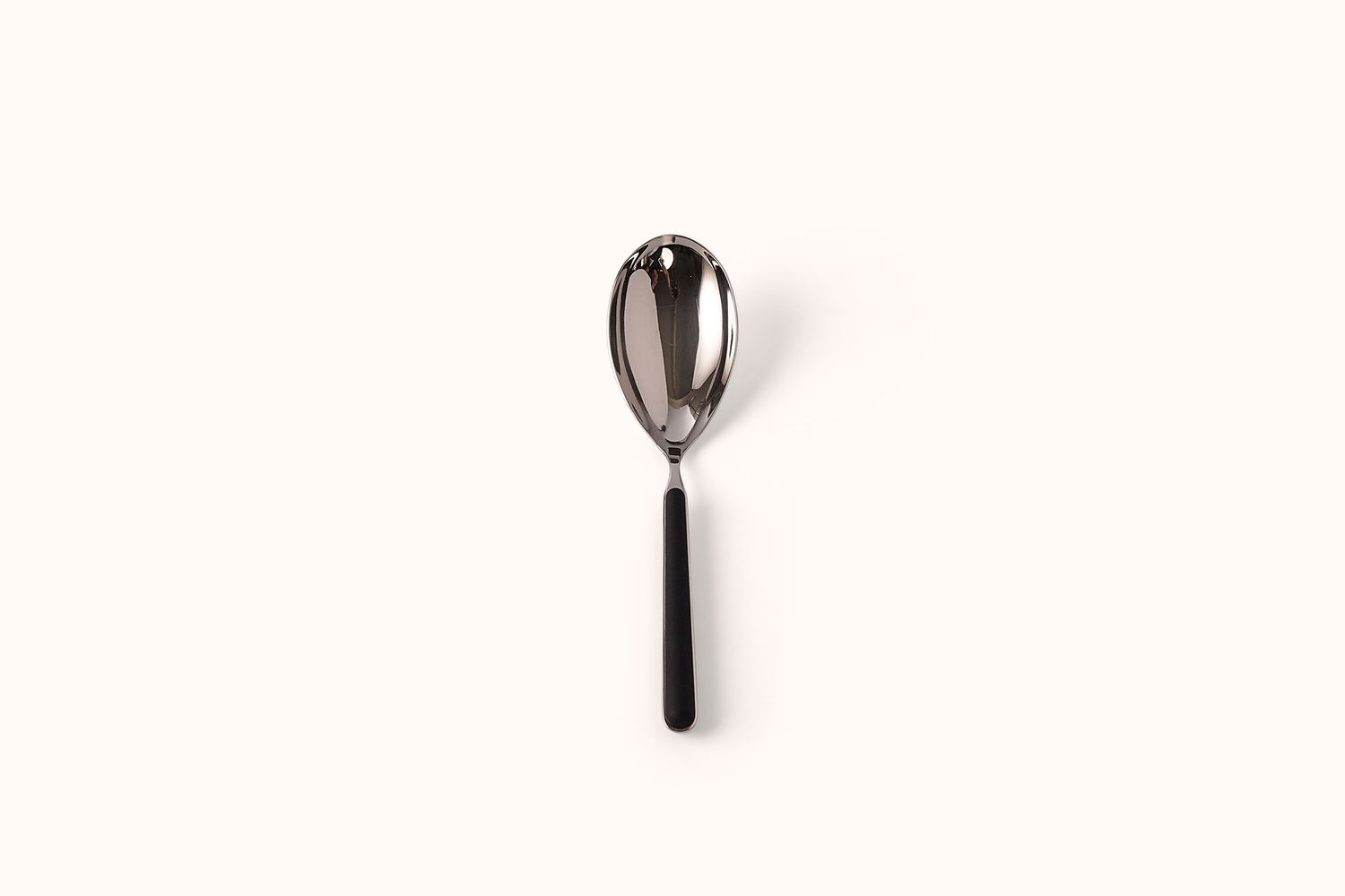MEPRA BLACK ON POLISHED STAINLESS STEEL FANTASIA RISOTTO SPOON