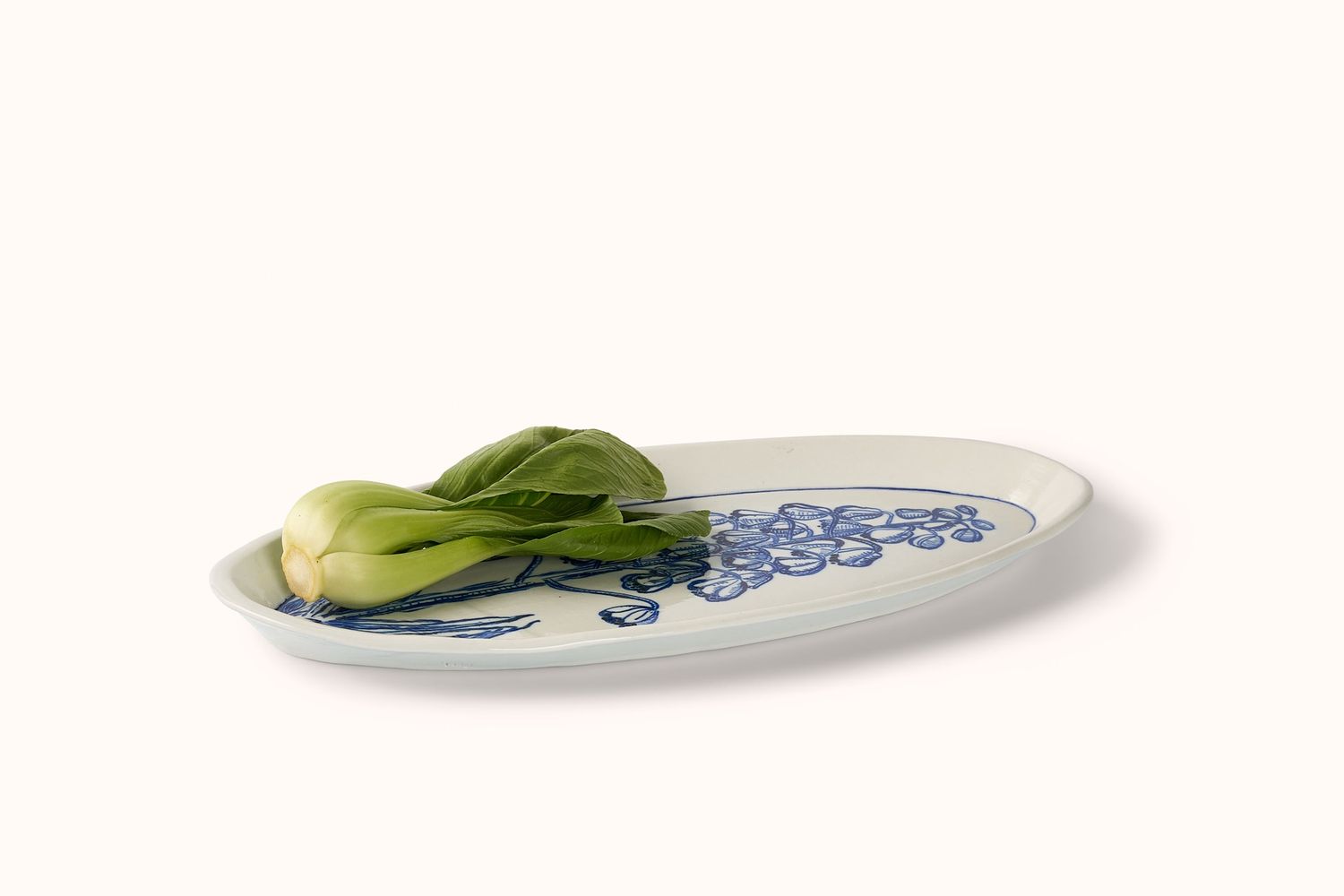 MG BY HAND OVAL PLATTER - FRITILLARIA PERSICA