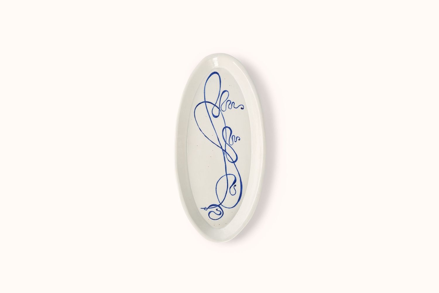 MG BY HAND OVAL PLATTER - CALLIGRAPHY