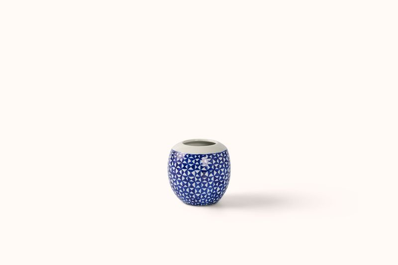 MG BY HAND ROUND VASE - TRIANGLE