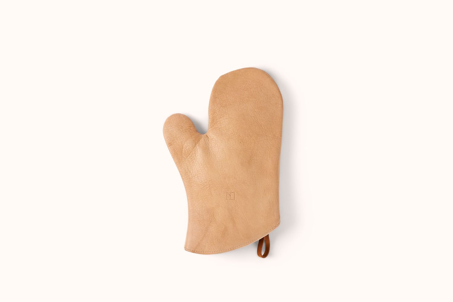 LINNY KENNY NATURAL LEATHER OVEN MITTS