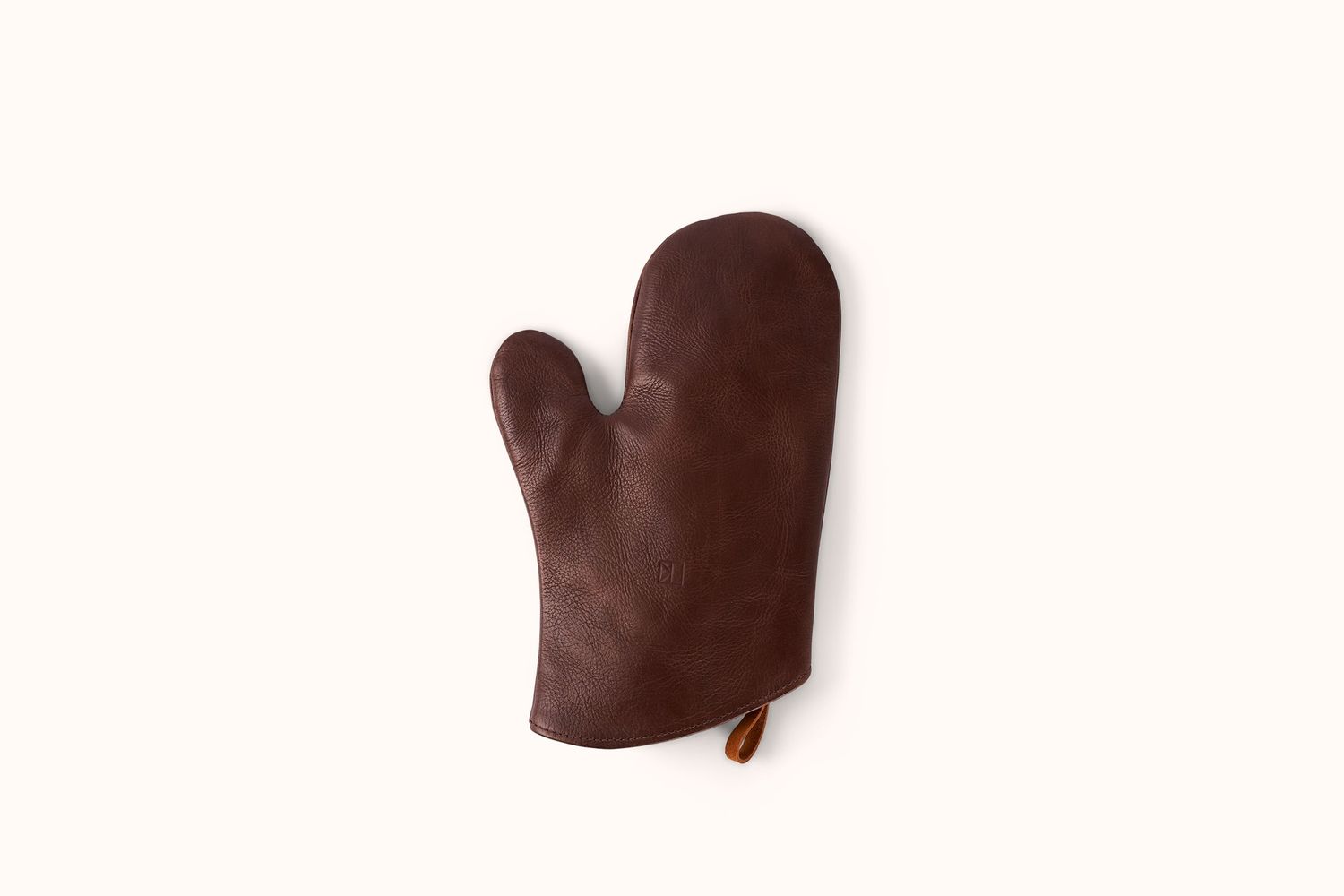 LINNY KENNY BROWN LEATHER OVEN MITTS