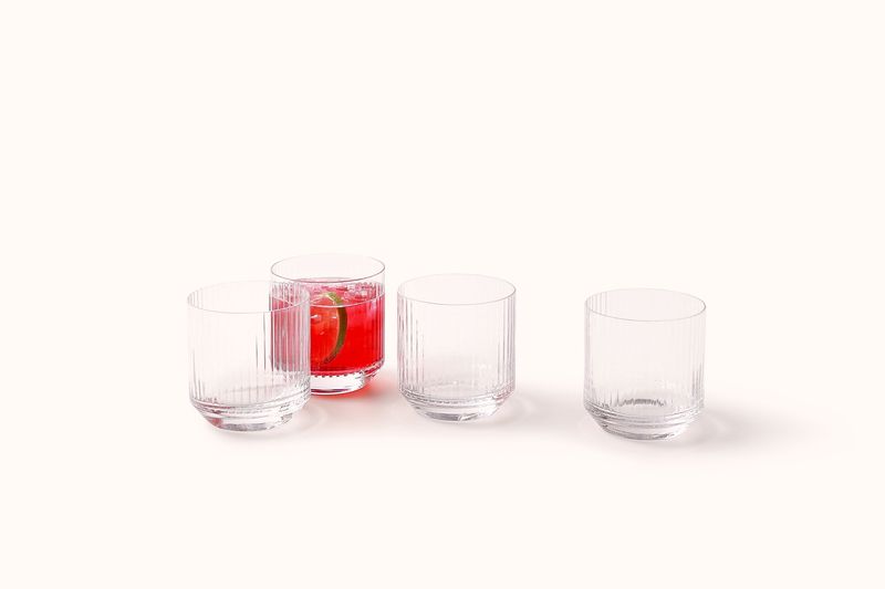 NUDE YOUMEUS DESIGN CRYSTAL WISKEY GLASSES
