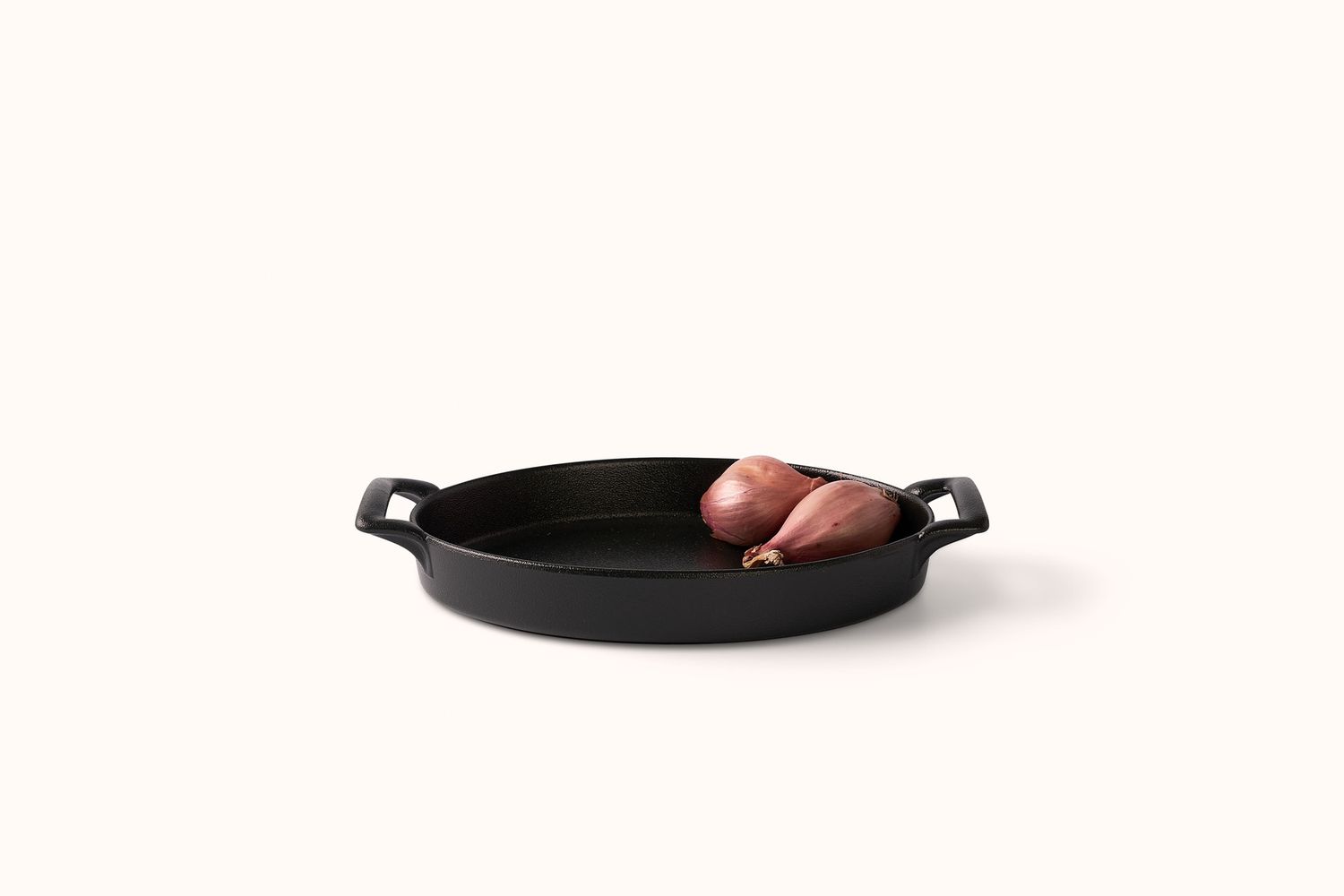 REVOL BLACK CERAMIC OVAL ROASTING DISH