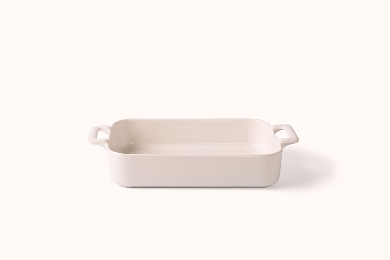REVOL WHITE PORCELAIN ROASTING DISH