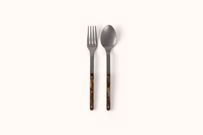 SABRE PARIS VINTAGE STAINLESS STEEL BUFFALO BISTROT SERVE SET