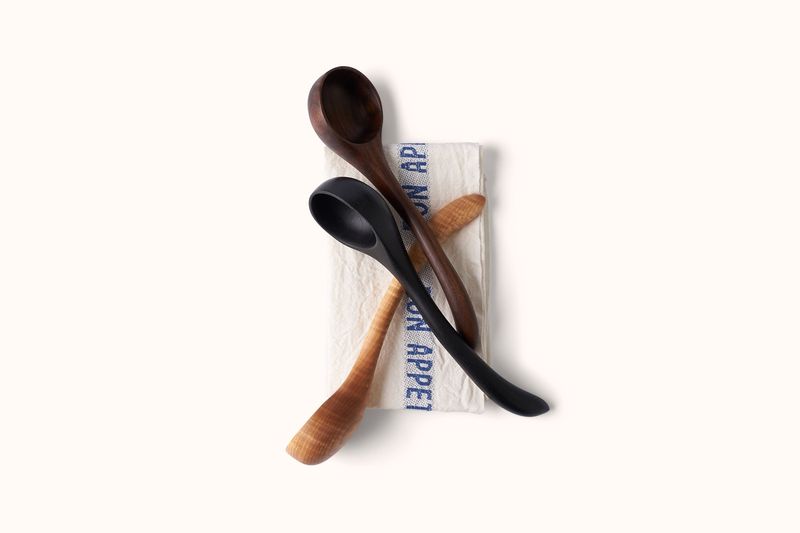TROY BROOK STUDIOS WOOD LADLE UTENSIL