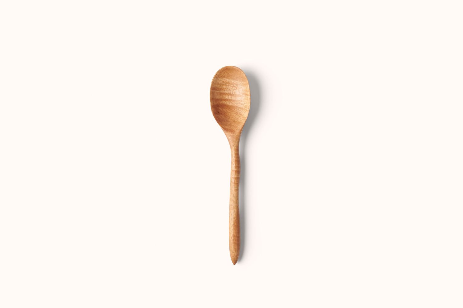 TROY BROOK STUDIOS WOOD SERVING SPOON UTENSIL, Colour: TIGER MAPLE