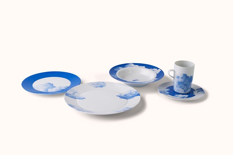 FURSTENBURG BLUE CLOUDS PORCELAIN REVERIE DINNERWARE