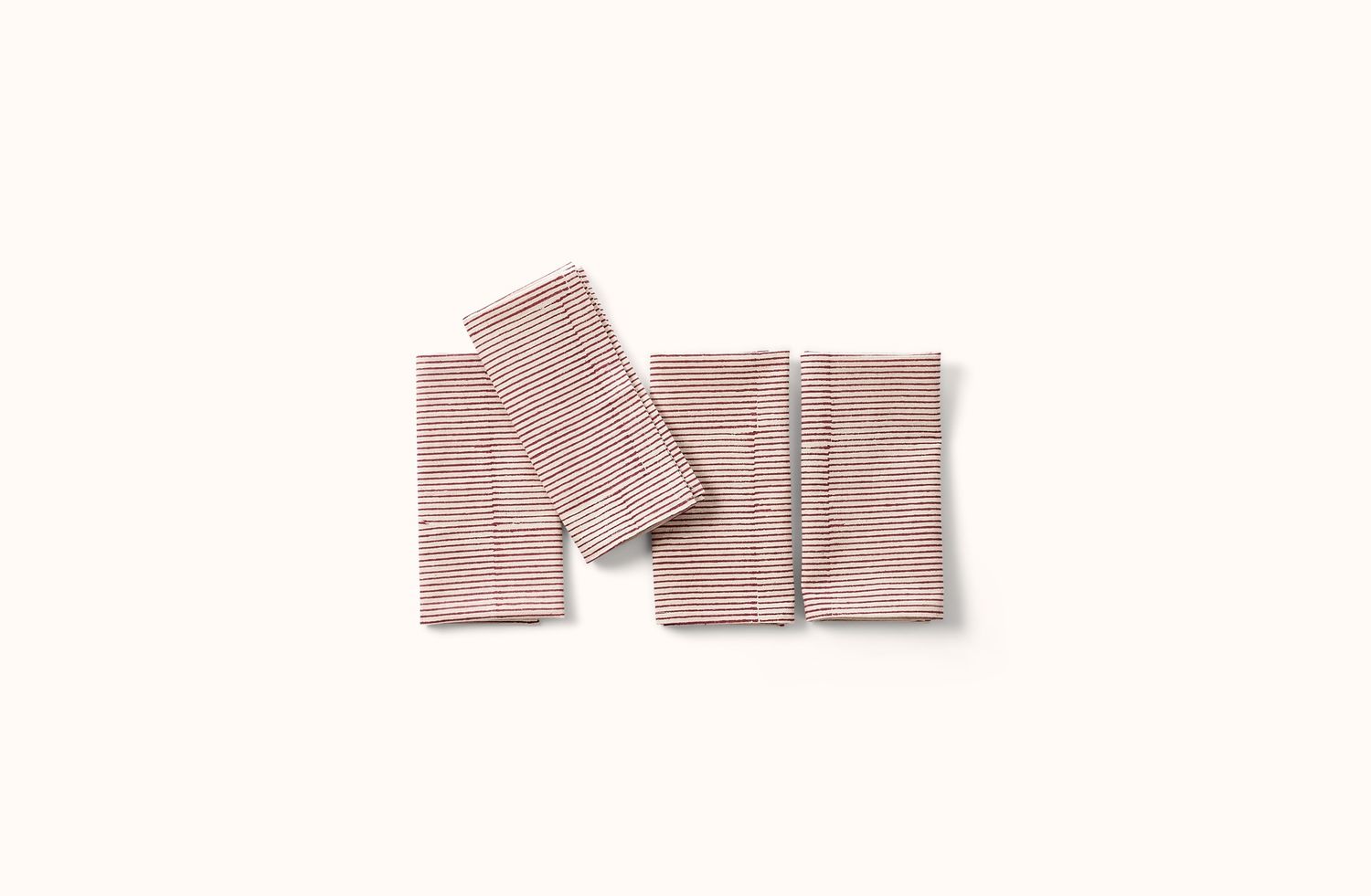 SUSTAINABLE THREADS HIBISCUS BLOCK PRINTED NAPKIN