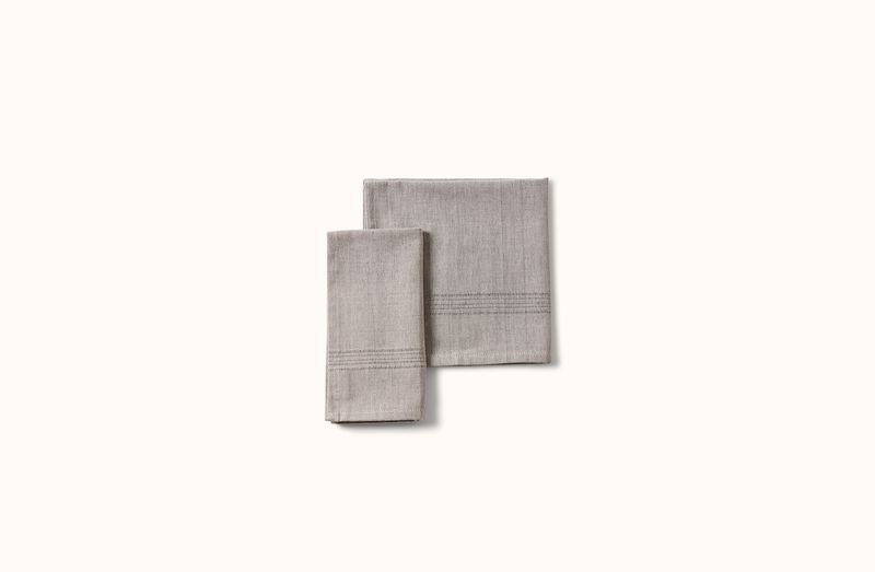 SUSTAINABLE THREADS SEA SALT HANDWOVEN NAPKIN