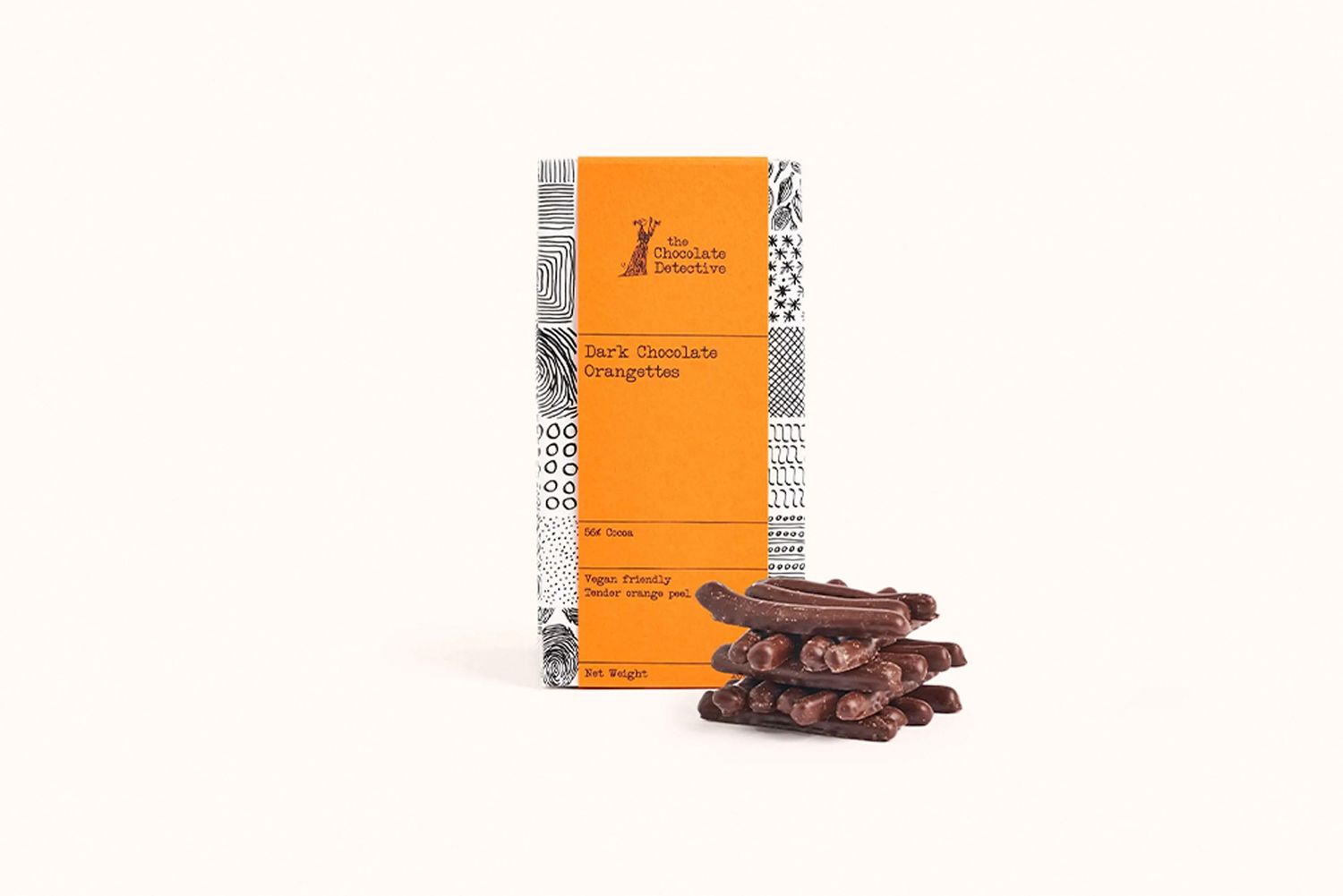 CHOCOLATE DETECTIVE DARK CHOCOLATE ORANGETTES