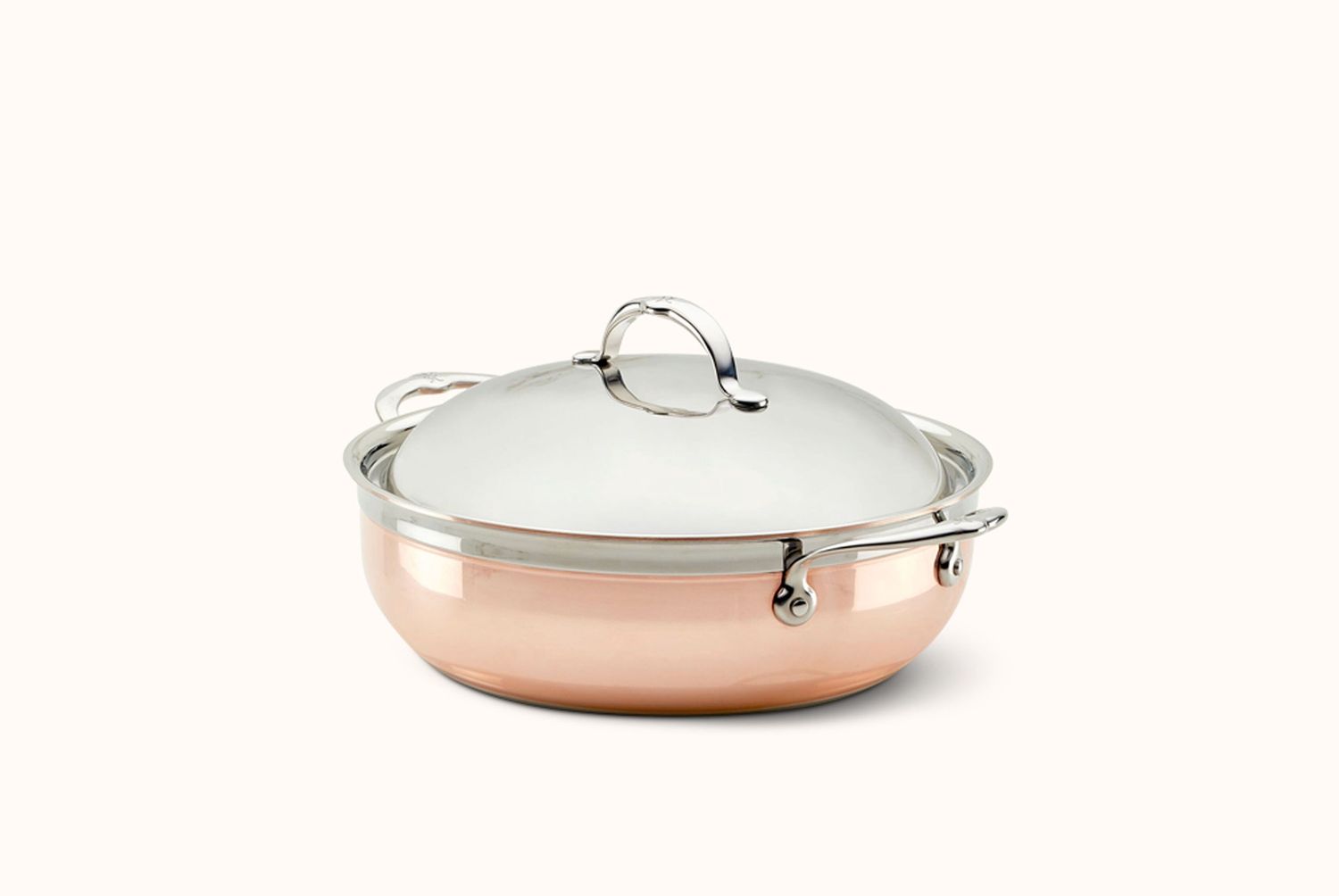 HESTAN COPPER INDUCTION 5 QUART DUTCH OVEN WITH LID