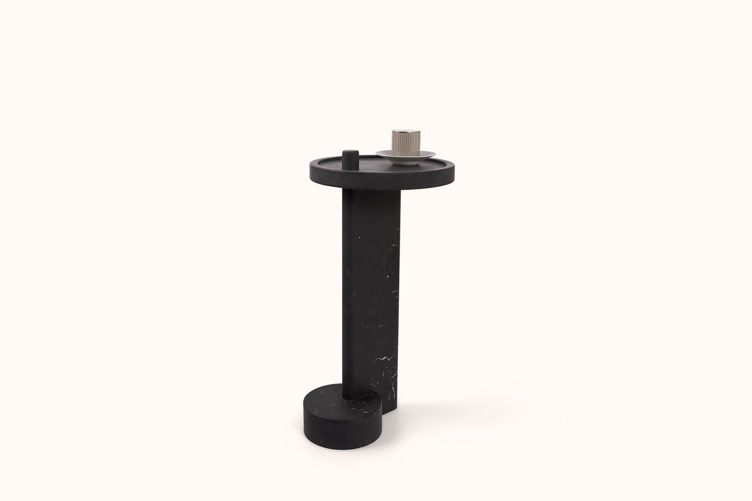KD BIEL SIDE .01 STONE SIDE TABLE, Colour: BRECCIA NERO