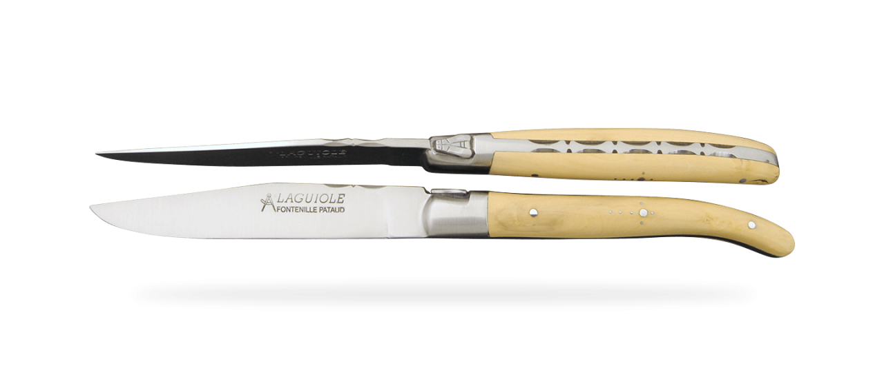 FONTENILLE-PATAUD LAGUIOLE STEAK KNIVES - BOXWOOD