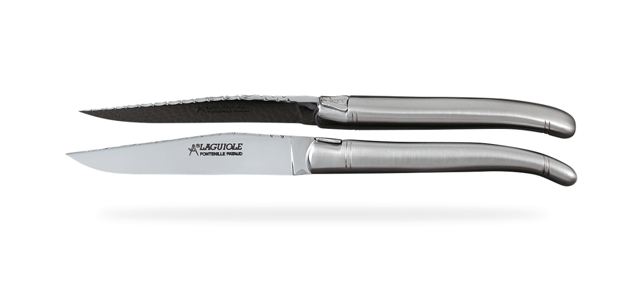 FONTENILLE-PATAUD LAGUIOLE STEAK KNIVES  - STAINLESS