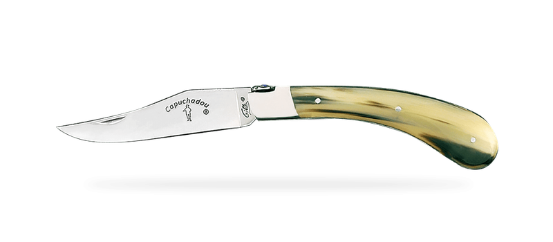 FONTENILLE-PATAUD LE CAPUCHADOU GUILLOCHE KNIFE - HORN