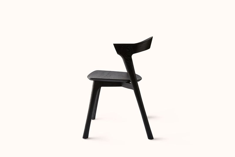 ETHNICRAFT BOK DINING CHAIR - BLACK OAK