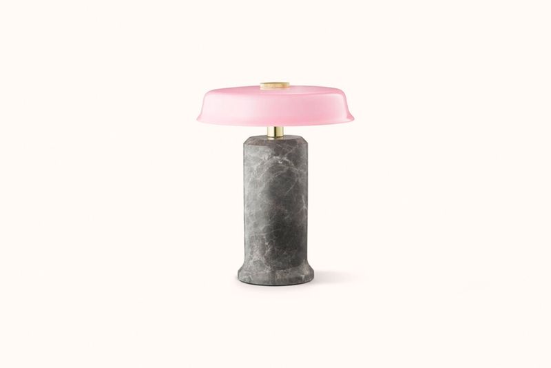 DESIGN BY US SILVER/ROSE PORTABLE LAMP