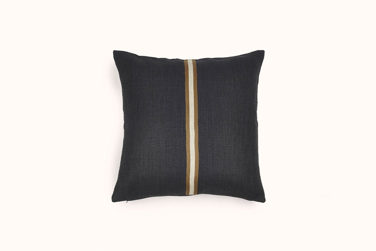 LIBECO FADED BLACK JASPER PILLOW COVER